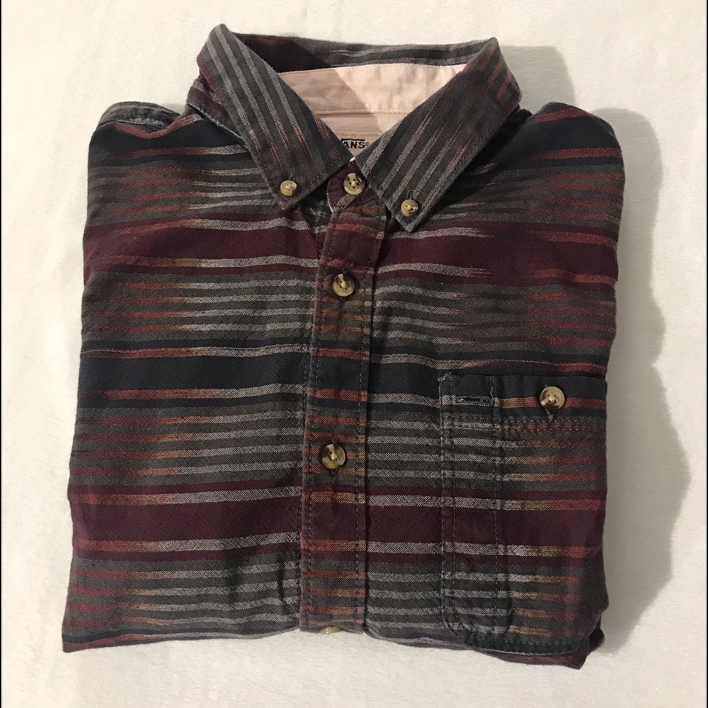 Vans Button Down Martin striped Shirt